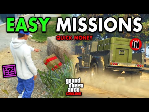 Easiest Missions For Quick Money SOLO in GTA Online! (Updated)