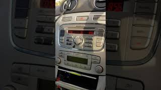 How to: Enter Radio Code ( MK4 Ford Mondeo )