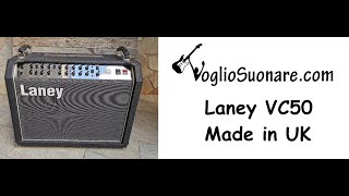 Video thumbnail for Laney VC50 British Guitar Tube Amplifier COMBO 2x12 Made in UK by WelcomeGuitars