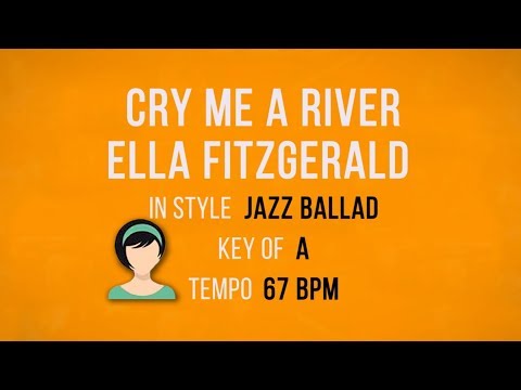Cry Me a River - Julie London - Karaoke Female Backing Track