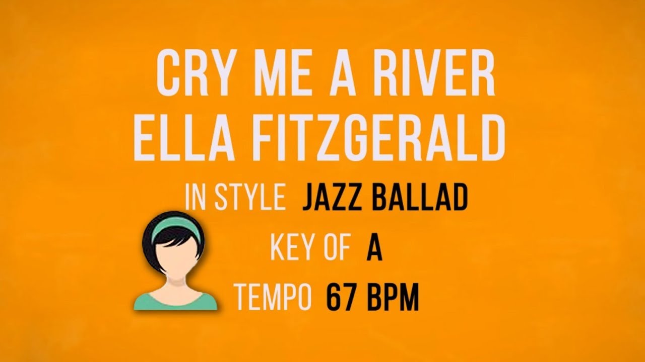 Cry Me a River - Julie London - Karaoke Female Backing Track