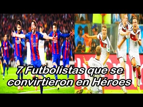 7 Futbolistas que se convirtieron en Héroes de sus equipos | Fútbol Social