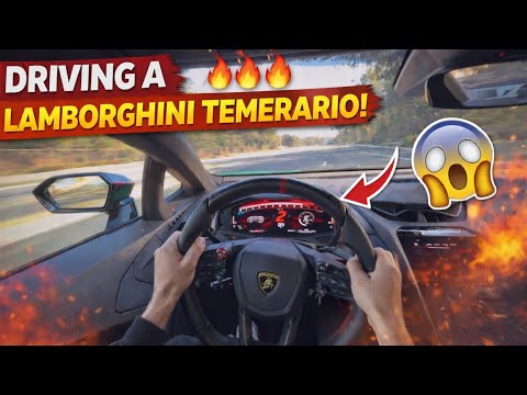 POV Lamborghini Temerario 10,000 RPM Drive RAW SOUND ! 