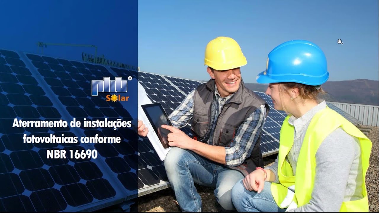 Aterramento de instalações fotovoltaicas conforme NBR 16690