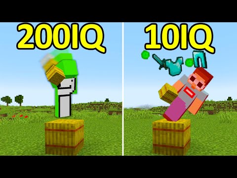Gamers React - 200IQ vs 10IQ Minecraft Plays #9