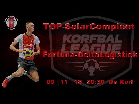 TOP/SolarCompleet 1 tegen Fortuna/DeltaLogistiek 1, vrijdag 9 november 2018