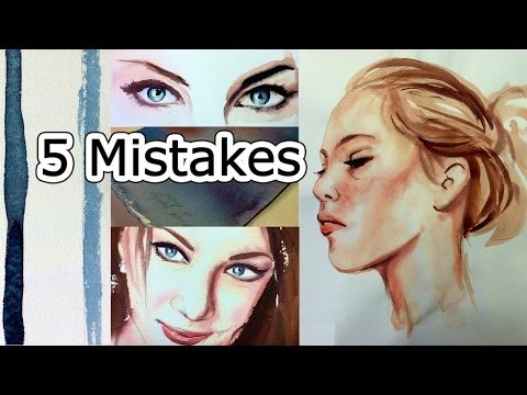 Watercolor Tips to Improve Paintings - 5 Beginner Mistakes