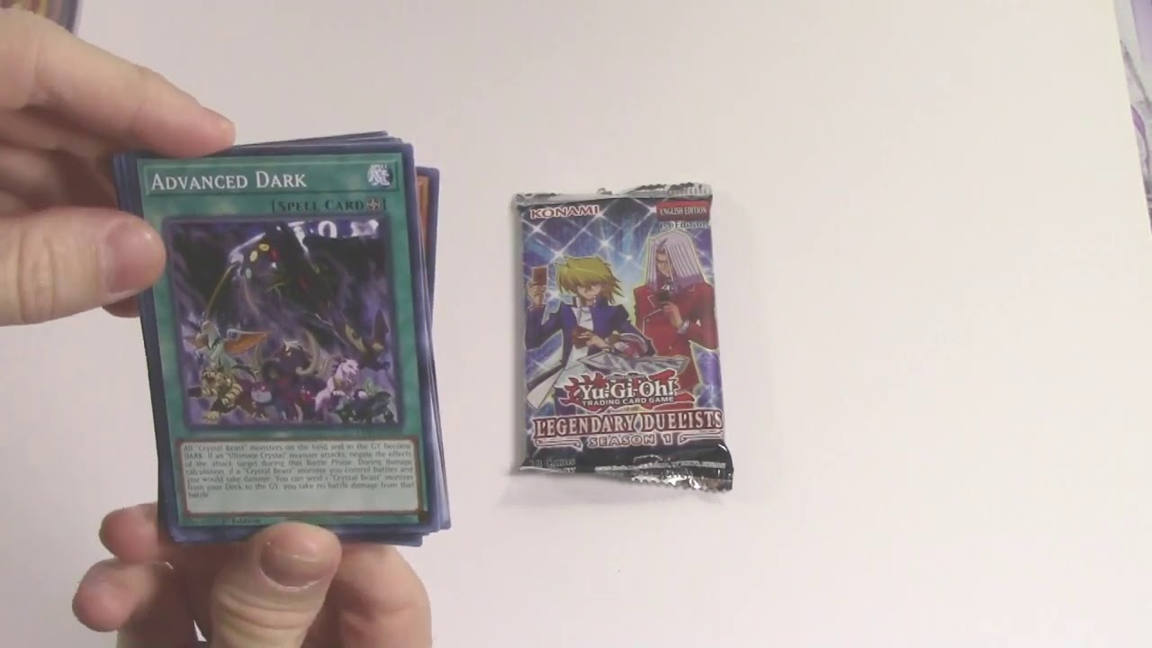 Opening a Blaster Box of Yugioh Legendary Duelist Season 1 1st Edition