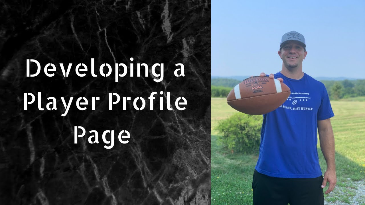 Recruiting Tips: Developing a Player Profile Page with Coach Scott Fichter