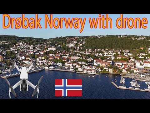 Drøbak Oslofjord Norway with Drone/ 4K 100fps Ultra light HDR Video