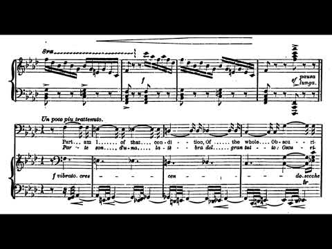 Son lo spirito (Mefistofele - A. Boito) Score Animation