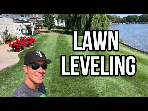 How to MAKE YOUR LAWN LEVEL and FLAT