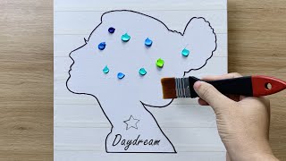 Daily challenge # 237 / Silhouette Art / &quot;Daydream&quot; painting