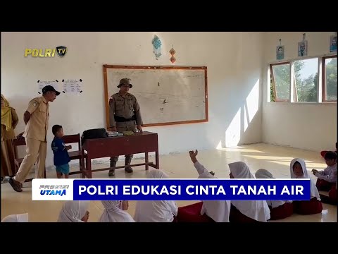 PERSONEL POLDA SULTENG IKUT UPACARA BERSAMA PELAJAR