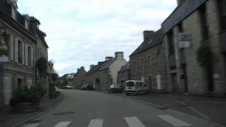 preview picture of video 'Driving Along Rue Du Guic D712, Belle-Isle-en-Terre, Brittany, France 18th October 2009'