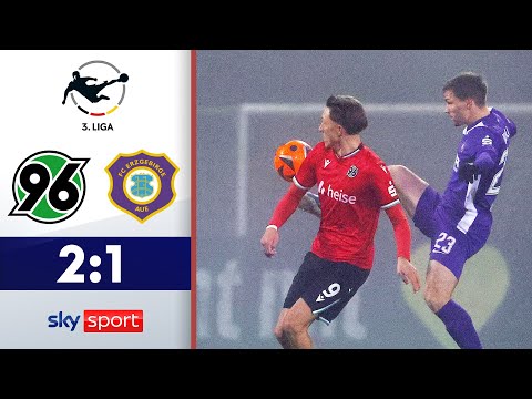 Traumtor rettet wichtige drei Punkte | Hannover 96 II - Erzgebirge Aue | Highlights 3. Liga 2024/25