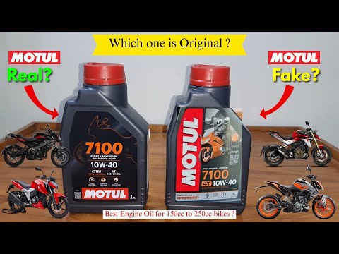 How to check Original & Fake Motul Engine oil? | Motul 7100 10W-40 Fully Synthetic Engine oil Review