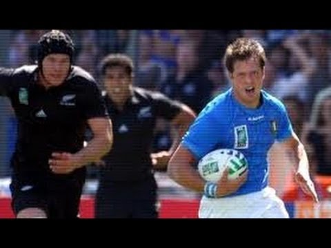 Italy scores 2 tries vs All Blacks (Stanojevic; Bergamasco)