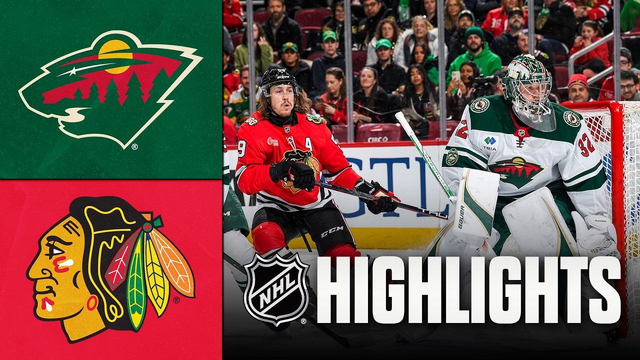 Wild vs. Blackhawks | NHL Highlights | March 17, 2026