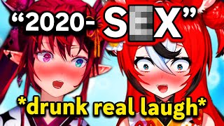 Bae and IRyS's real laugh comes out after she yells 