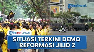 Suasana Terkini Bundaran HI Jakarta Jelang Demo Besar-besaran, Aparat Mulai Siaga di Lokasi