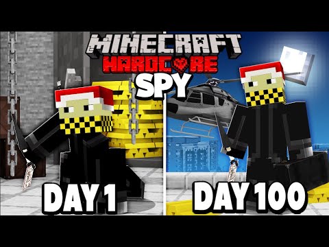 100 Days as a SPY in Hardcore Minecraft…