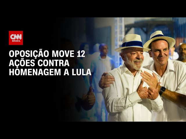 Parlamentares alegam propaganda eleitoral em homenagem a Lula na Sapucaí | CNN NOVO DIA