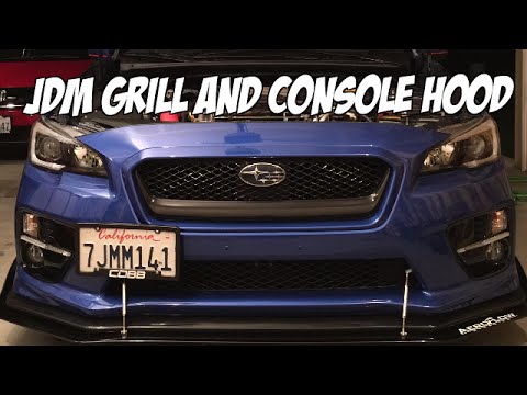 2015 Subaru WRX: JDM Grill and Console Hood