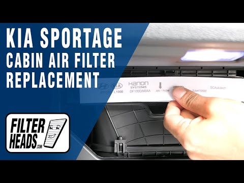 How to Replace Cabin Air Filter 2023 Kia Sportage AQ1295