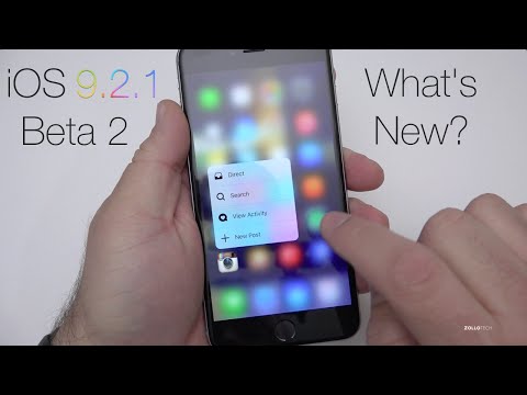 iOS 9.2.1 Beta 2 - What's New?
