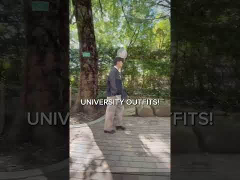 【目白大学】UNIVERSITY OUTFITS!大学生の通学コーデってどんな感じ？　#1週間コーデ #通学コーデ #大学生コーデ #shorts