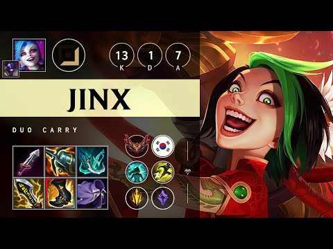 Jinx ADC vs Kai'Sa - KR Grandmaster Patch 25.14