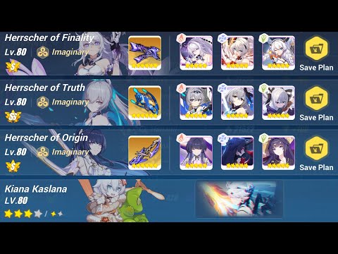 [Nirvana Abyss Kevin] 734 HoFi (S0) HoO (S0) HoTr (SS0) 3* Kiana