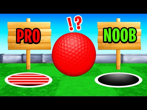 NOOB vs PRO Challenge In Golf It!