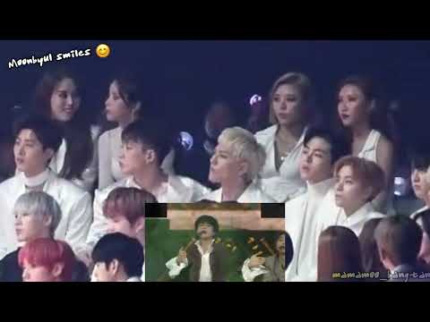 Mamamoo reacting to BTS "Airplane Pt  2" @ 2018 MMA