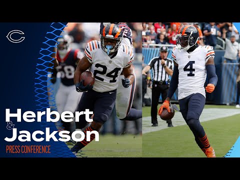 Khalil Herbert and Eddie Jackson on Bears 23-20 win | Chicago Bears