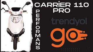 CARRİER 110 PRO EN İYİ KURYE MOTORU- TRENDYOLCULARA SORDUK- 2023 TRENDYOL KAZANÇ