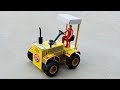 How To Make A Mini Matchbox Tractor With Trolley At Home