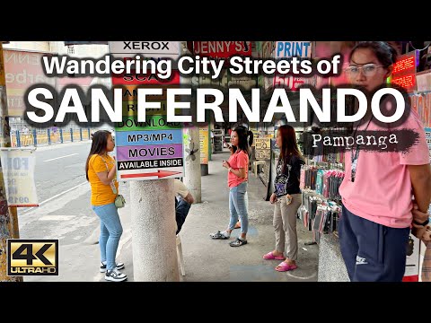 Sights and Sounds of San Fernando City Pampanga Philippines [4K]