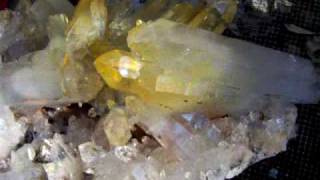 preview picture of video 'Spectacular Arkansas Quartz Crystal Cluster Natural Aura'