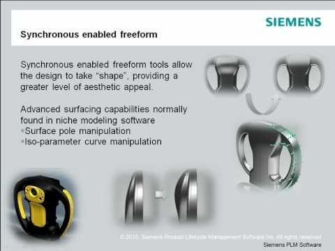 NX7.5 Freeform Synchronous Modeling.