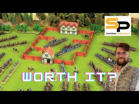 Unboxing Sarissa Precision MDF Grand Manor terrain set for Pike & Shotte Epic Battles