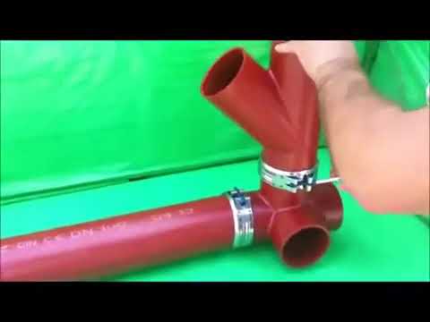 Безраструбная чугунная канализация