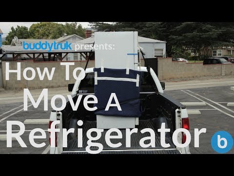 Part of a video titled How To Move A Refrigerator with Buddytruk - YouTube