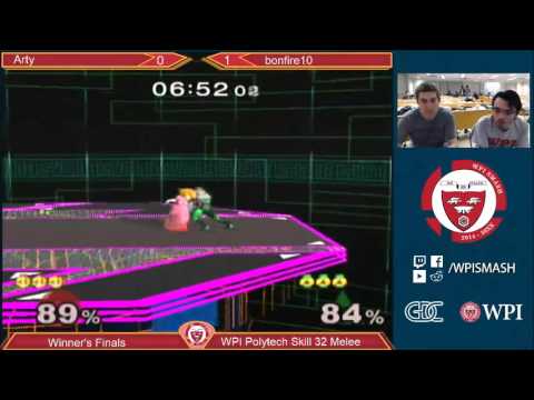 WPI PTS 32 - Arty (Peach) vs bonfire10 (Sheik) - Melee - Winners Finals