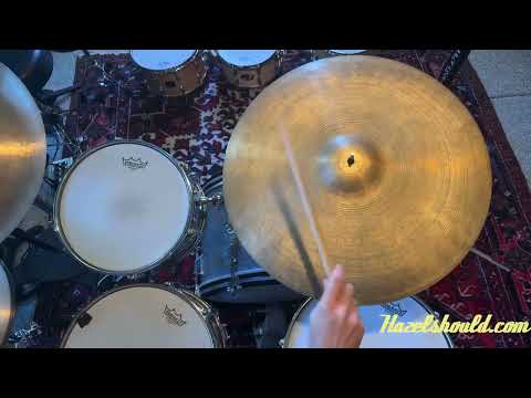 1960s Zildjian 22” Light Crash Ride 2624 g