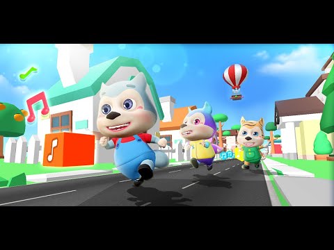 Jumping Wolfoo - Musical Beats