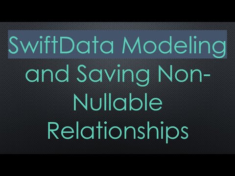 SwiftData Modeling and Saving Non-Nullable Relationships