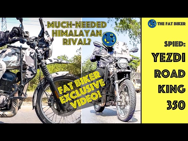 22 Yezdi Roadking 350 Adventure Tourer Spied Will Rival Royal Enfield Himalayan