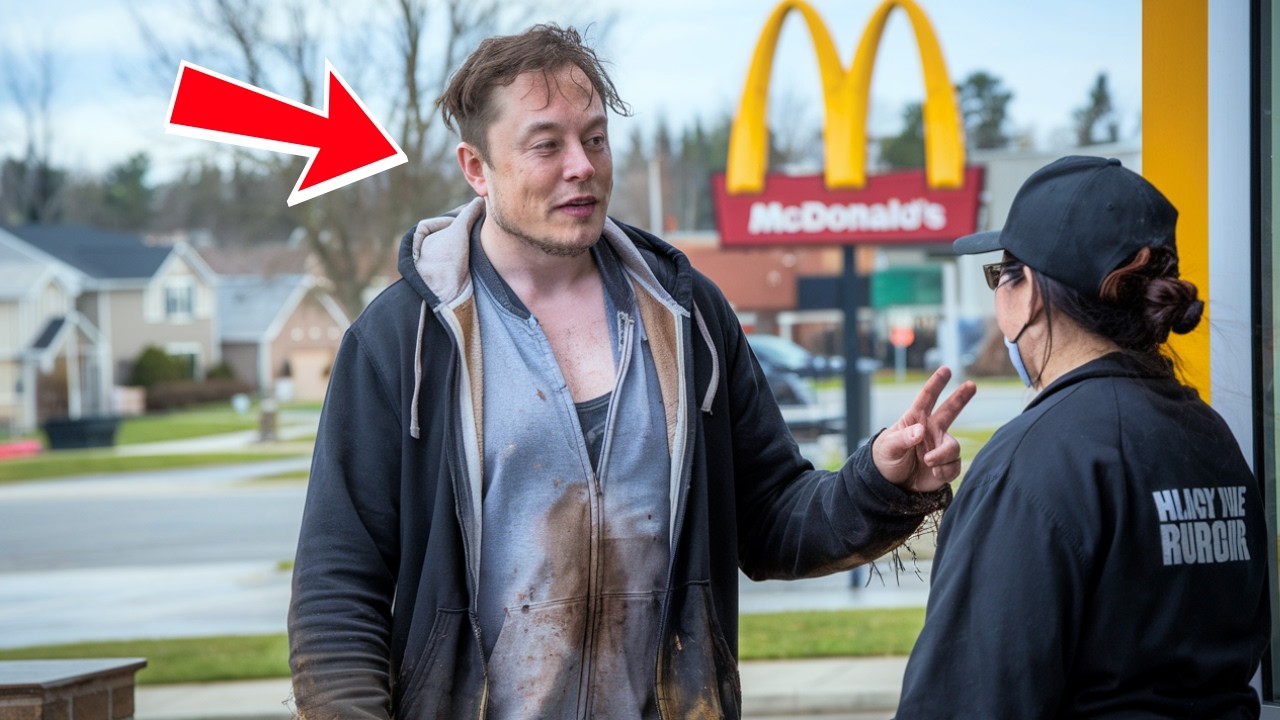 ELON MUSK Goes Undercover to Order a Hamburger and What Happens Next is INSANE!